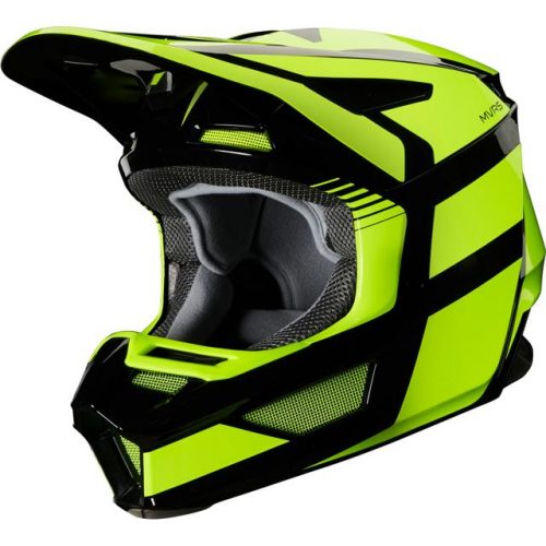 CASQUE FOX V2 HAYL FLUO YLW
