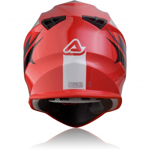 CASQUE ACERBIS LINEAR ROUGE-BLANC